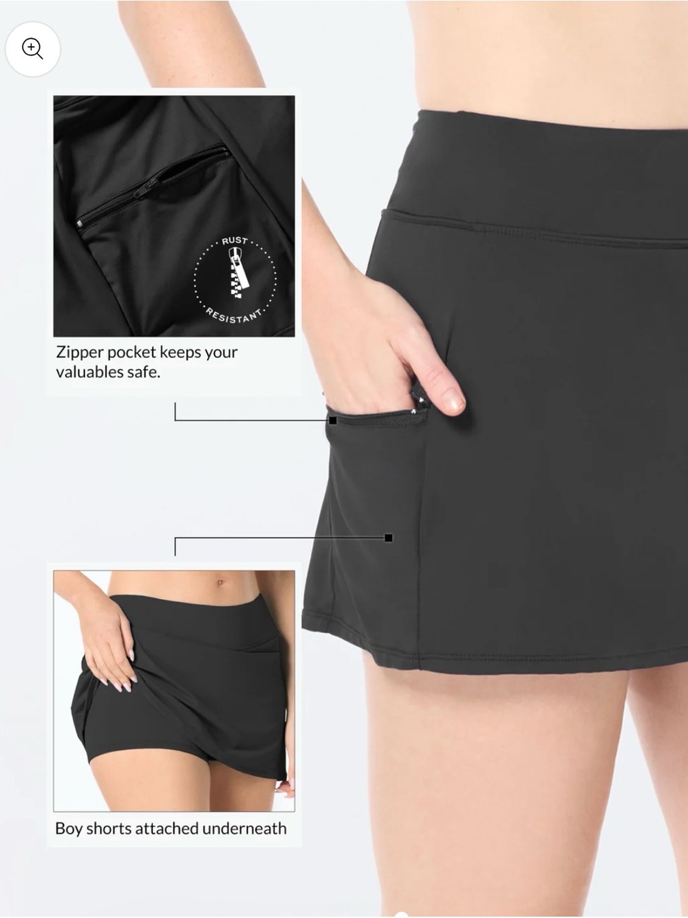 Beach House Emma Pull On Swim Skort - Picture 5 of 6